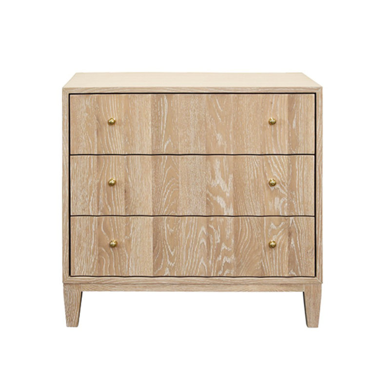 Carmack 3 - Drawer Nightstand, Oak