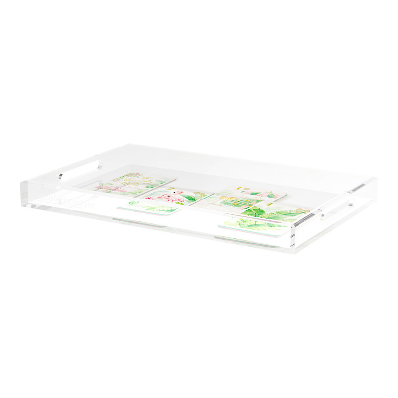 Decorative Tray, 2" H x 22.5" W x 14.5" D