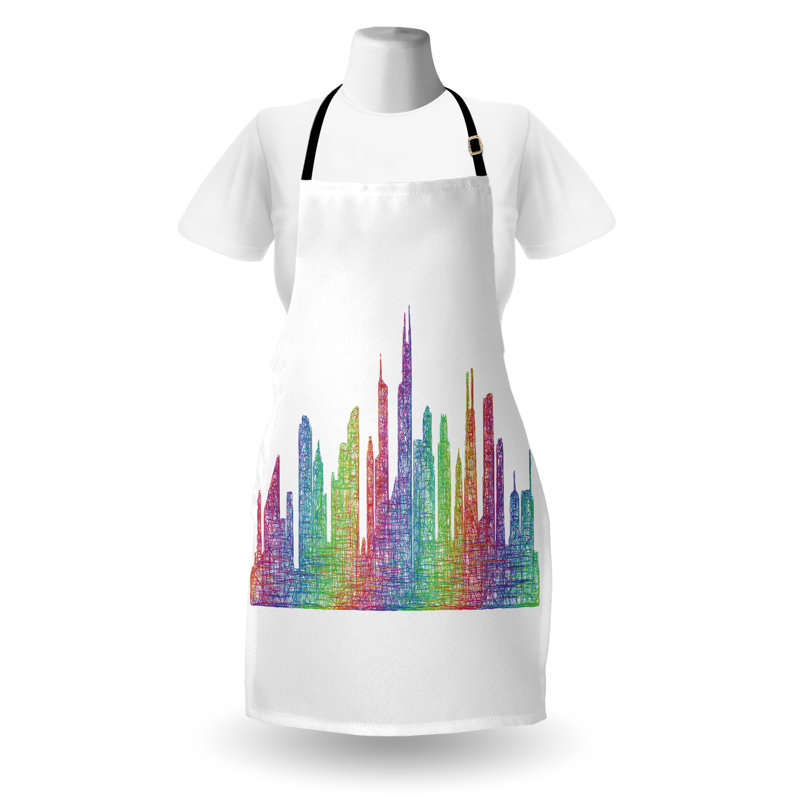 No Pattern Bib Apron
