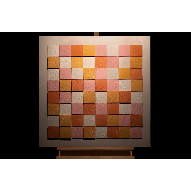Cube Constellation Print on Wood