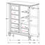 Commode 8 tiroirs Vallauris