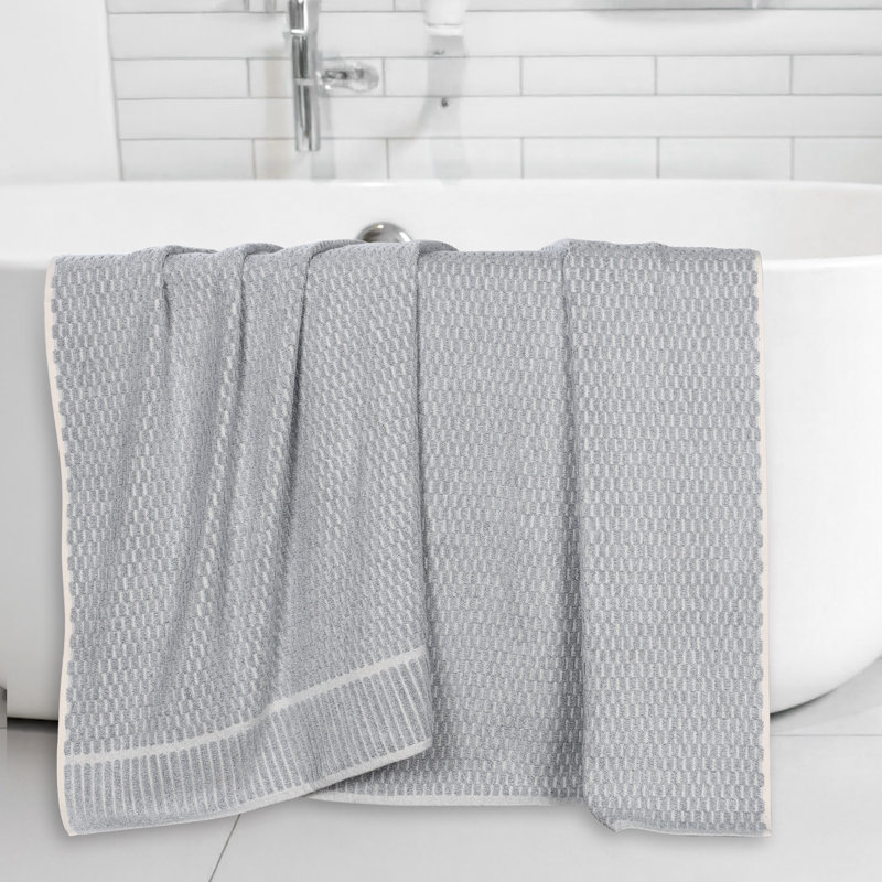 Drap de bain Juno, Drap de bain - paquet de 2, Bleu denim