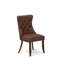 Chaise Dallas avec pieds espresso DAPEF26-652452068