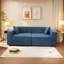 Canapé confortable à compression en velours avec coussin moelleux pour la détente