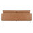 Jay Contemporary 83" Genuine Leather Upholstered Sofa with Metal Legs