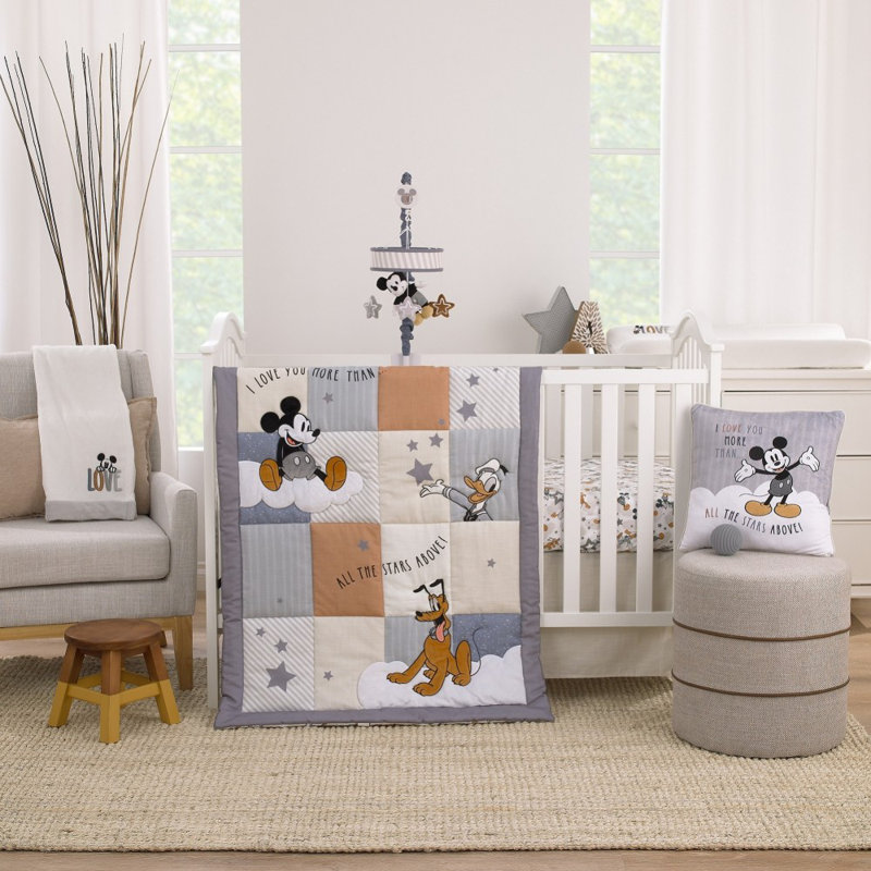 Oreiller décoratif NoJo Disney Mouse Love You More Than All The Stars
