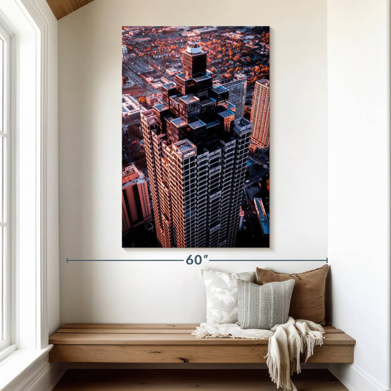 Lilie Atlanta Skyscraper, 51" H x 34" W