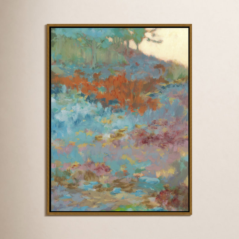 Meditation In The Woods II Painting by Eve Fairwell, Image Brush Gel