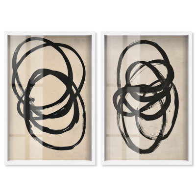 «Neutral Minimalist Harmony Set» par Art Remedy