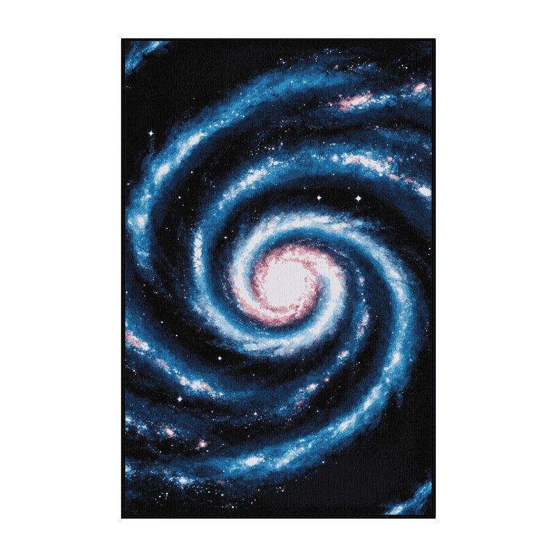 Tapis gris lavable à la machine, Rectangulaire 3 pi x 5 pi