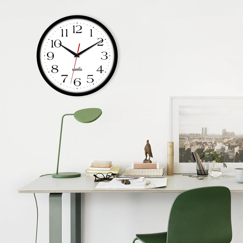 Horloge murale silencieuse, lot de 2
