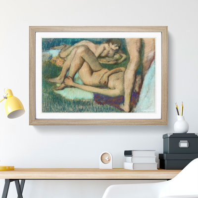 Nude Bathers by Edgar Degas - Picture Frame Painting