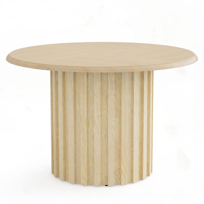 47" Round Dining Table For 4