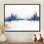 «Winter Lake Silence Landscape I», art mural paysage d'hiver
