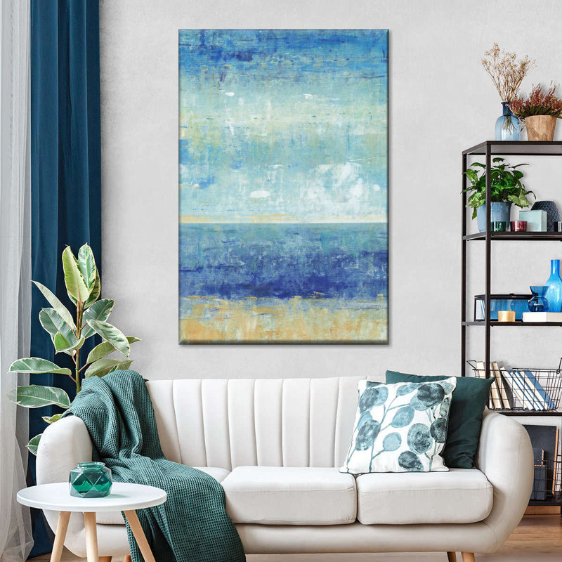 «Beach Horizon II» sur toile, H 48 po x l 32 po x P 1,25 po