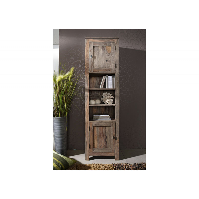 Nature 200cm H x 55cm W Solid Wood Standard Bookcase
