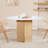 Afred Round Faux Marble Top Dining Table