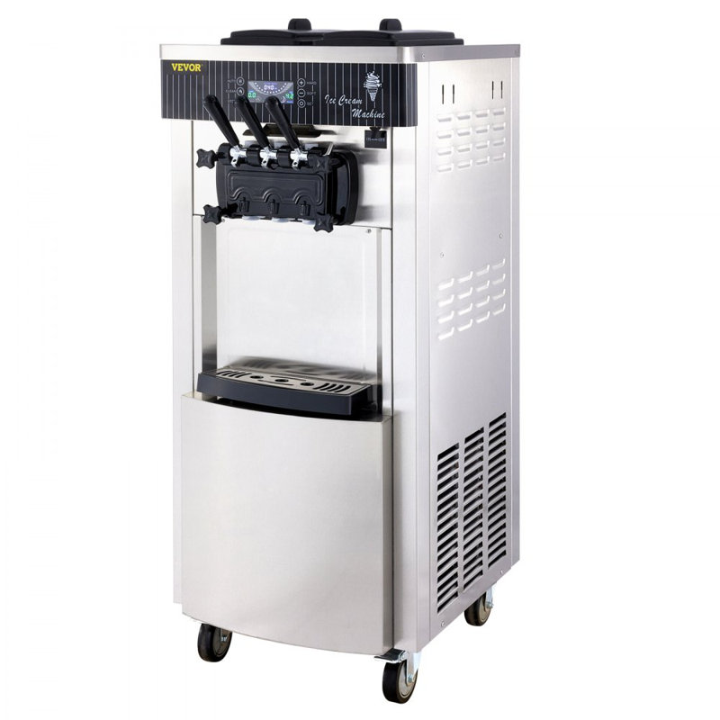 Commercial Soft Ice Cream Machine, 2200W Serve Yogurt Maker