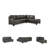 Lucita 2 - Piece Leather Sectional