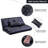 Adjustable Folding Lazy Sofa with Two Pillows-309542965