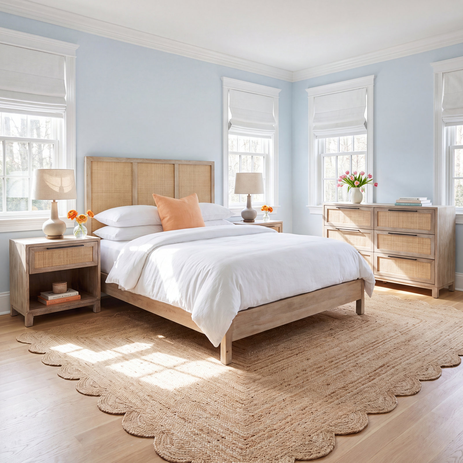 Cara 4 Piece Bedroom Set, King