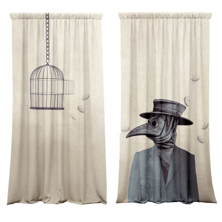 Chalan Velvet Blackout Curtain Panel Pair, 148cm x 250cm