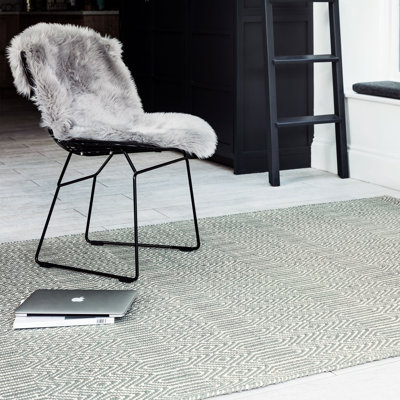 Koa Geometric Flatweave Area Rug
