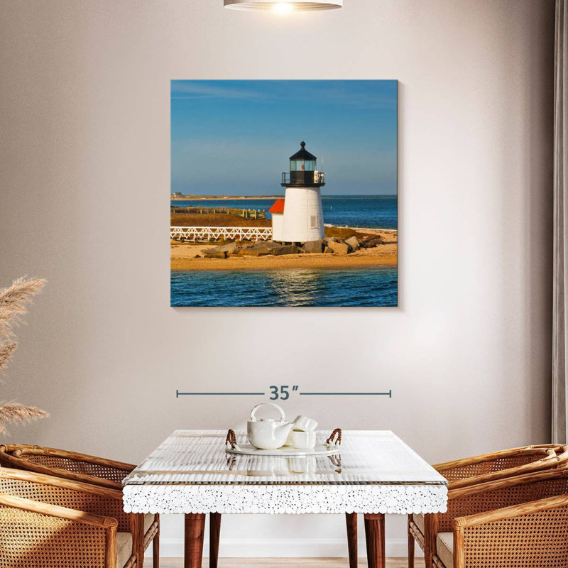 Aletra Serene Brant Point Lighthouse, 36" H x 36" W