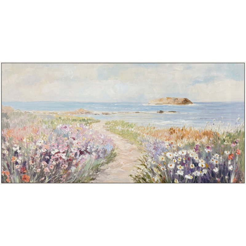 Art mural sur toile Blooming Coastline