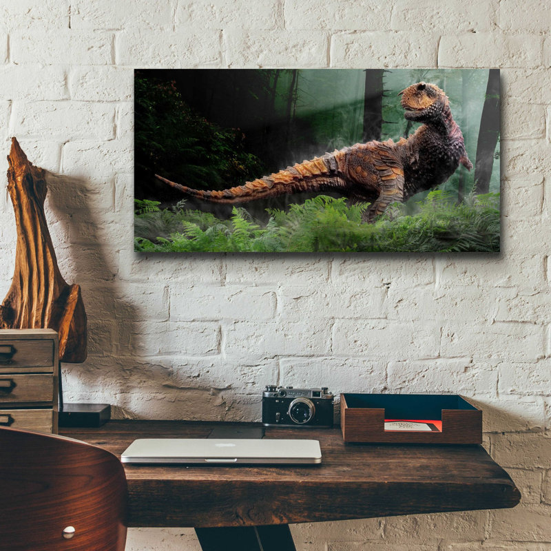 " Carnotaurus, " by Damir Martin, 12" H x 24" W x 0.2" D