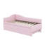 Lit de jour simple tapissier en L rembourré en forme de L avec lit gigogne-1728663974