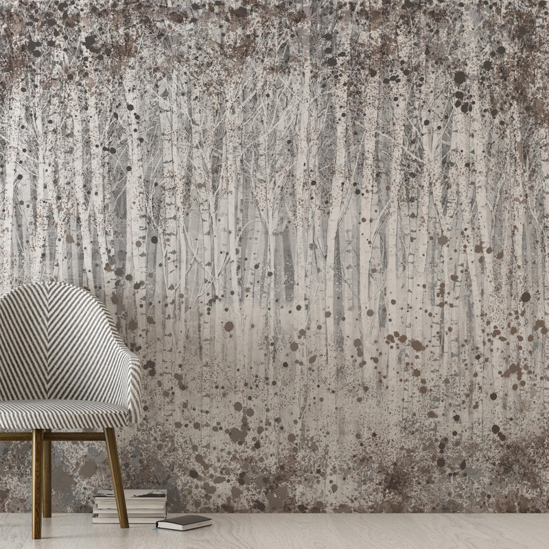  2.8m x 3m Matte Wall Mural, Brown