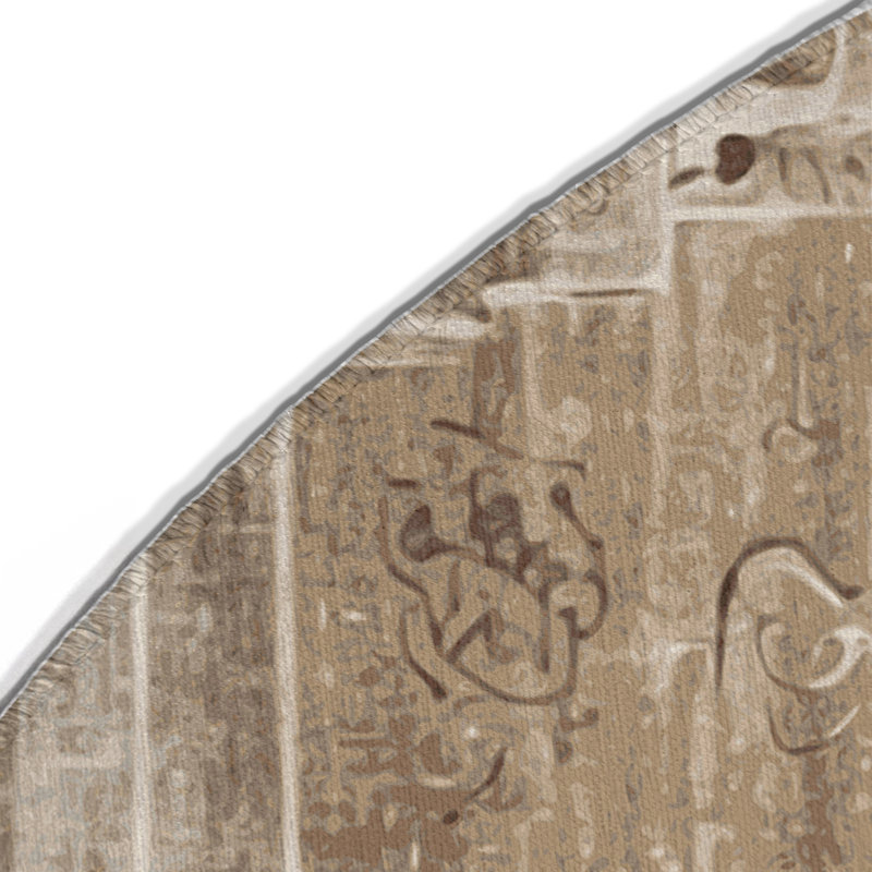 Tapis intérieur et extérieur Sands Of Peace, Rond 5 pi