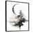 Black Floater Framed Canvas
