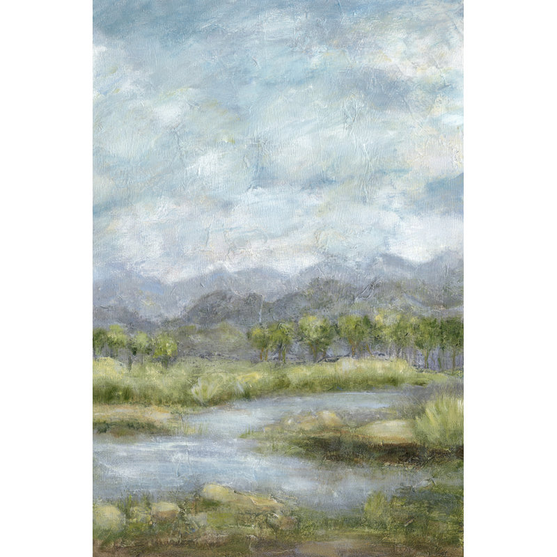 Green Pastures II by Beverly Crawford - 1 Piece Wrapped Canvas Painting, 122cm H x 81cm W