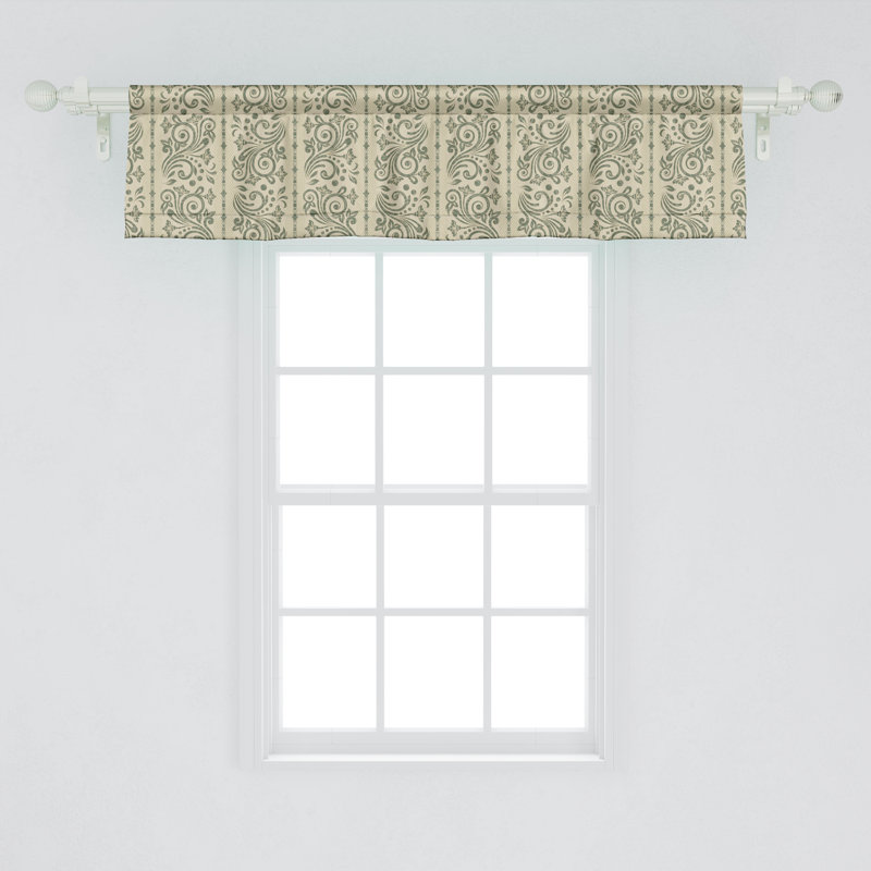 Cantonnière Ambesonne Victorian, paquet de 2, L 54 po x L 12 po