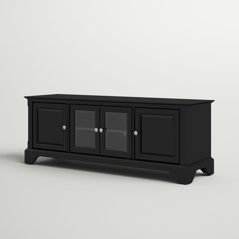 Meuble télé pour téléviseur de 65 po ou moins Hedon, Noir