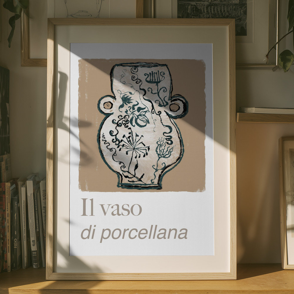 Ciotola in porcellana Sandra S Secret Garden Bianco Rotondo 16 cm 22 cm di Sandra Rich