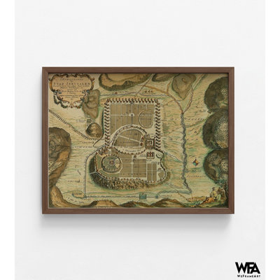 Reproduction de carte de régions bibliques, art de Terre Sainte, carte antique de Jérusalem, impression d'art de la famille chrétienne, art mural Église, impression de la maison de Dieu