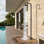 Douche extérieure autoportante 92 po. En acier inoxydable H 316 de 92 po