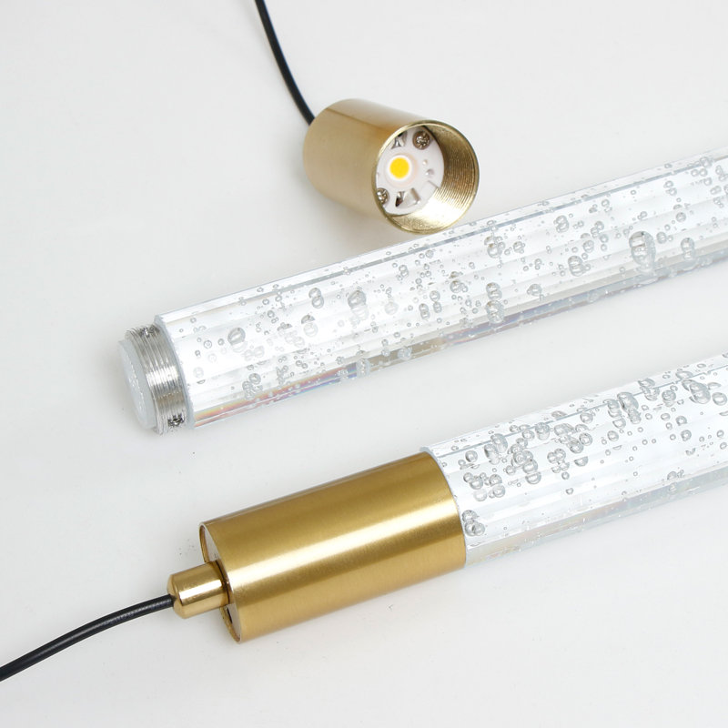 Luminaire suspendu en cristal Eliandra, Laiton, 12 Lights