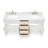 Aberdeenshire 72" Double Bathroom Vanity with Carrara White Marble Top-85364538