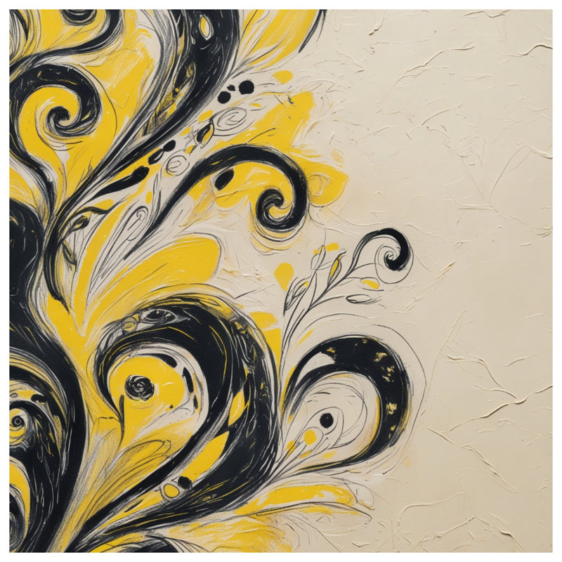 Rideaux de douche à motif floral tourbillons très longs, 70in W x 72in H