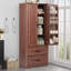 Armoire de rangement pour salle de bain polyvalente 71 po de style campagnard-1723135918