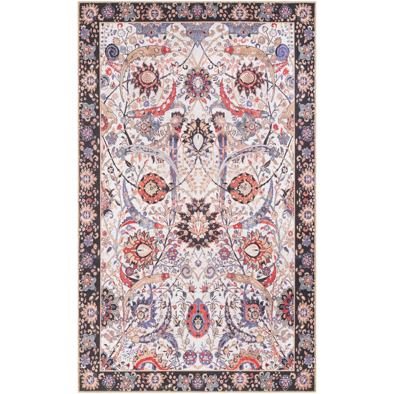 Tapis ivoire Aucun, Rectangle 5 pi 1 po x 8 pi