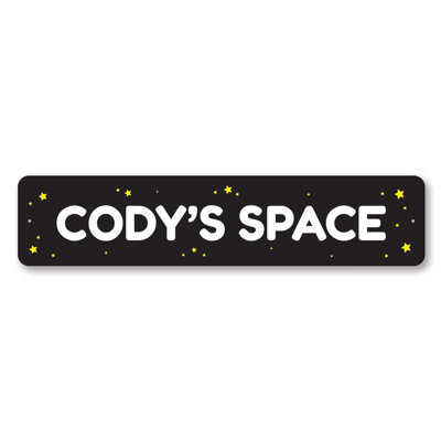 Kids Space Aluminum Sign