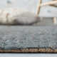 Auckland Chevron Handmade Flatweave Teal Area Rug