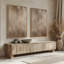 Cosmic Latte Set of 2 Canvas Prints in a Frame-397379503-397379496