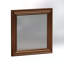 Ensemble de miroirs modernes encadrés en bronze (2 pièces), 15,7 x 15,7 x 1,2 pouces | 100% panneau de fibres à densité moyenne avec miroir écologique Flocal-E | Fixation murale, couleur cuivre massif élégante, parfaite pour la décoration intérie