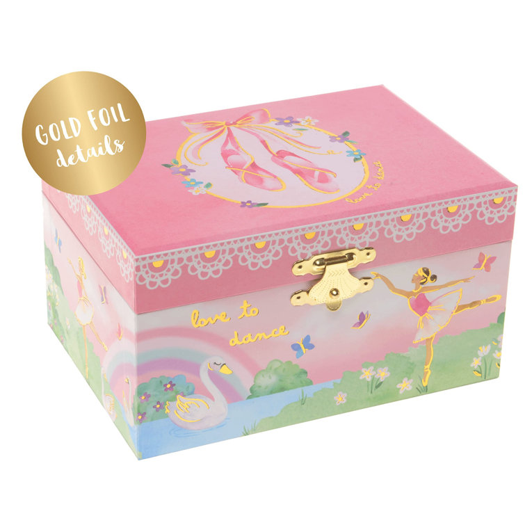 Twirling Fairy Star Swan Lake Tune Jewelry Box Gemma Violet